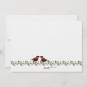 ニューネストホリデーグリーティングカード シーズンカード (裏面)