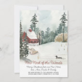 ニューネックオブザウッズ伝統的ホリデームービング 案内状 (正面)