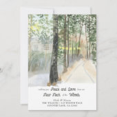 ニューネックオブザウッズ冬素朴のホリデームービング 案内状 (正面)