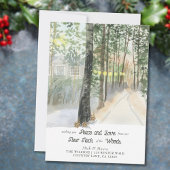 ニューネックオブザウッズ冬素朴のホリデームービング 案内状