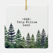 ニューネックオブザウッズ初めてのクリスマスニューホーム セラミックオーナメント (裏面)