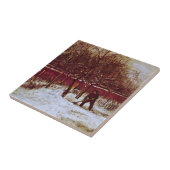 ニューネンの牧師館の庭(Parsonage Garden at Nuenen)- ヴィンセント・ファ タイル (側面)