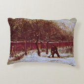 ニューネンの牧師館の庭（Vincent van Gogh） アクセントクッション (裏面)