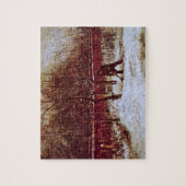 ニューネンの牧師館の庭（Vincent van Gogh） ジグソーパズル (縦)