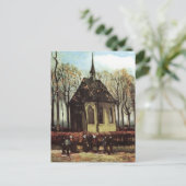 ニューネン教会の会衆 ヴィンセント・ヴァン・ゴッホ ポストカード (スタンド正面)