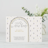 ニューハウスからのクリスマス北欧の松の木が動く 案内状 (スタンド正面)