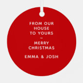 ニューハウスコレクター可能セラミックオーナメント メタルオーナメント (裏面)