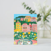 ニューハウスシティビューズアートおめでとう ポストカード (スタンド正面)