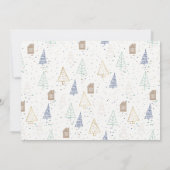 ニューハウススカンジナビアの木々が動くクリスマス 案内状 (裏面)