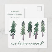 ニューハウスパインツリーズミニマリストウォーターカスタムカラー ポストカード (正面/裏面)