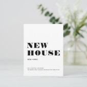 ニューハウスホームシンプルモダンミニマリストムービング 案内ポストカード (スタンド正面)