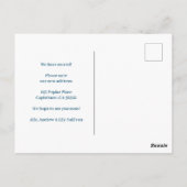 ニューハウスムービングアナウンスメントカスタムの写真 ポストカード (裏面)