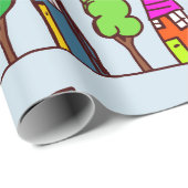 ニューハウス不動産仲介業者引っ越し祝いパーティー ラッピングペーパー (ロールコーナー)