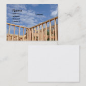 ニューハウス建築 名刺 (正面/裏面)