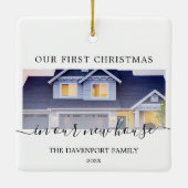 ニューハウス書道モダン写真オーナメント セラミックオーナメント (裏面)