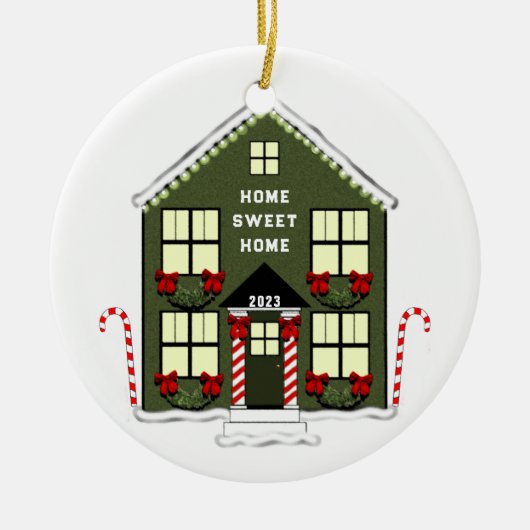 ニューハウス2025 セラミックオーナメント (正面)