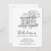 ニューハウス | 動きのお知らせ 案内ポストカード (正面/裏面)