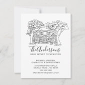 ニューハウス |引っ越しのお知らせ 招待状 (正面)