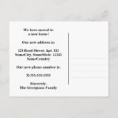 ニューハウス;緑の生垣の低木タイプの植物写真 案内ポストカード (裏面)