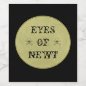 ニューハロウィーンポーションの目 ワインラベル (シングルラベル)