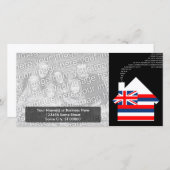 ニューハワイ州の住所 案内状 (正面/裏面)