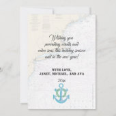 ニューハンプシャーからお届けする nautical なホリデーグリーティング シーズンカード (裏面)