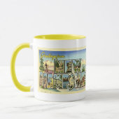 ニューハンプシャーからの挨拶 マグカップ (左)