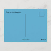 ニューハンプシャーで列車 ポストカード (裏面)