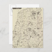 ニューハンプシャーの地図1816 ポストカード (正面/裏面)