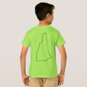 ニューハンプシャーの家のTシャツ Tシャツ (裏面フル)