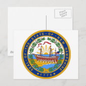 ニューハンプシャーの封印 ポストカード (正面/裏面)