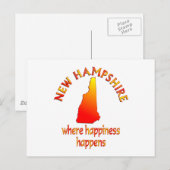 ニューハンプシャーの幸福 ポストカード (正面/裏面)