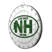 ニューハンプシャーの生きている料金はまたは死にます ダーツボード (正面右)