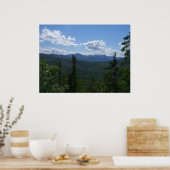 ニューハンプシャーの白い山 ポスター (キッチン)