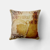 ニューハンプシャーの装飾用クッション クッション (裏面)