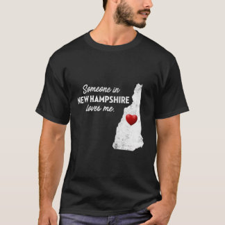 ニューハンプシャーの誰かが私のニューハンプシャーT – を愛している Tシャツ