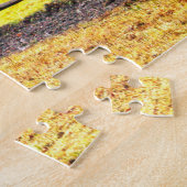 ニューハンプシャーの馬。クリスマスグリーティング ジグソーパズル (側面)