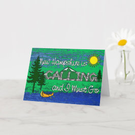 ニューハンプシャーはコールアート カード