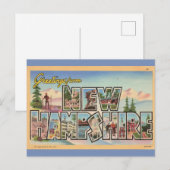 ニューハンプシャーへのご挨拶 ポストカード (正面/裏面)