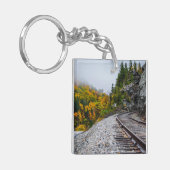 ニューハンプシャーアクリルキーチェーンの秋 キーホルダー (正面左)
