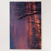 ニューハンプシャーウィンタースカイ ジグソーパズル (縦)