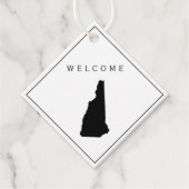 ニューハンプシャーウェルカムバッグギフトラベル結婚ズウィークエンド フェイバータグ (正面)