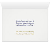 ニューハンプシャークリスマスカードからスノーウィービレッジ (内部横(下))