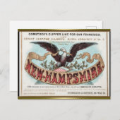 ニューハンプシャークリッパーセーリング ポストカード (正面/裏面)