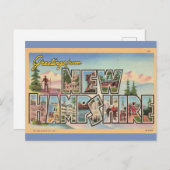 ニューハンプシャーグリーティング ポストカード (正面/裏面)