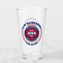 ニューハンプシャーサーキュラータイポグラフィデザイン