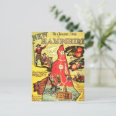 ニューハンプシャーザグラナイト州 ポストカード (スタンド正面)