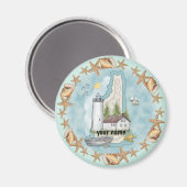 ニューハンプシャーシェルズライトハウス マグネット (正面/裏面)