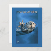ニューハンプシャーシーオッタシーン ポストカード (正面/裏面)
