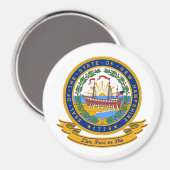 ニューハンプシャーシール マグネット (正面/裏面)